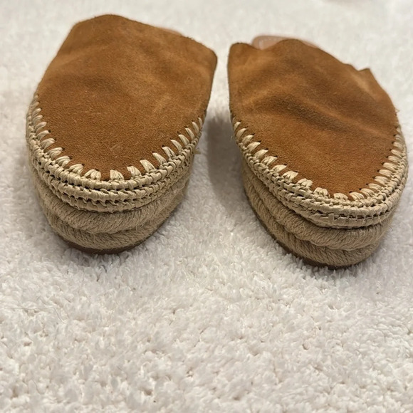 Sam Edelman Suede Espadrille Mules - Picture 3 of 7